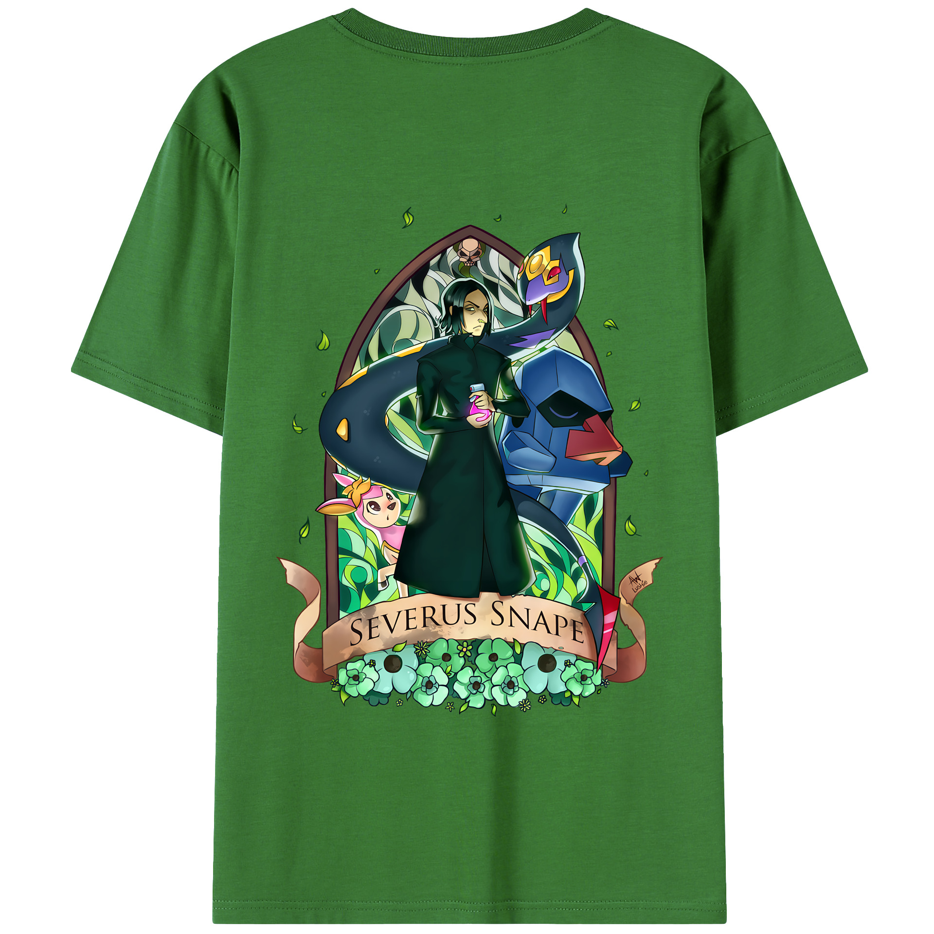 （画像用） Harry Potter ハリー・ポッターシリーズ レディース半袖Tシャツ(バックプリント)